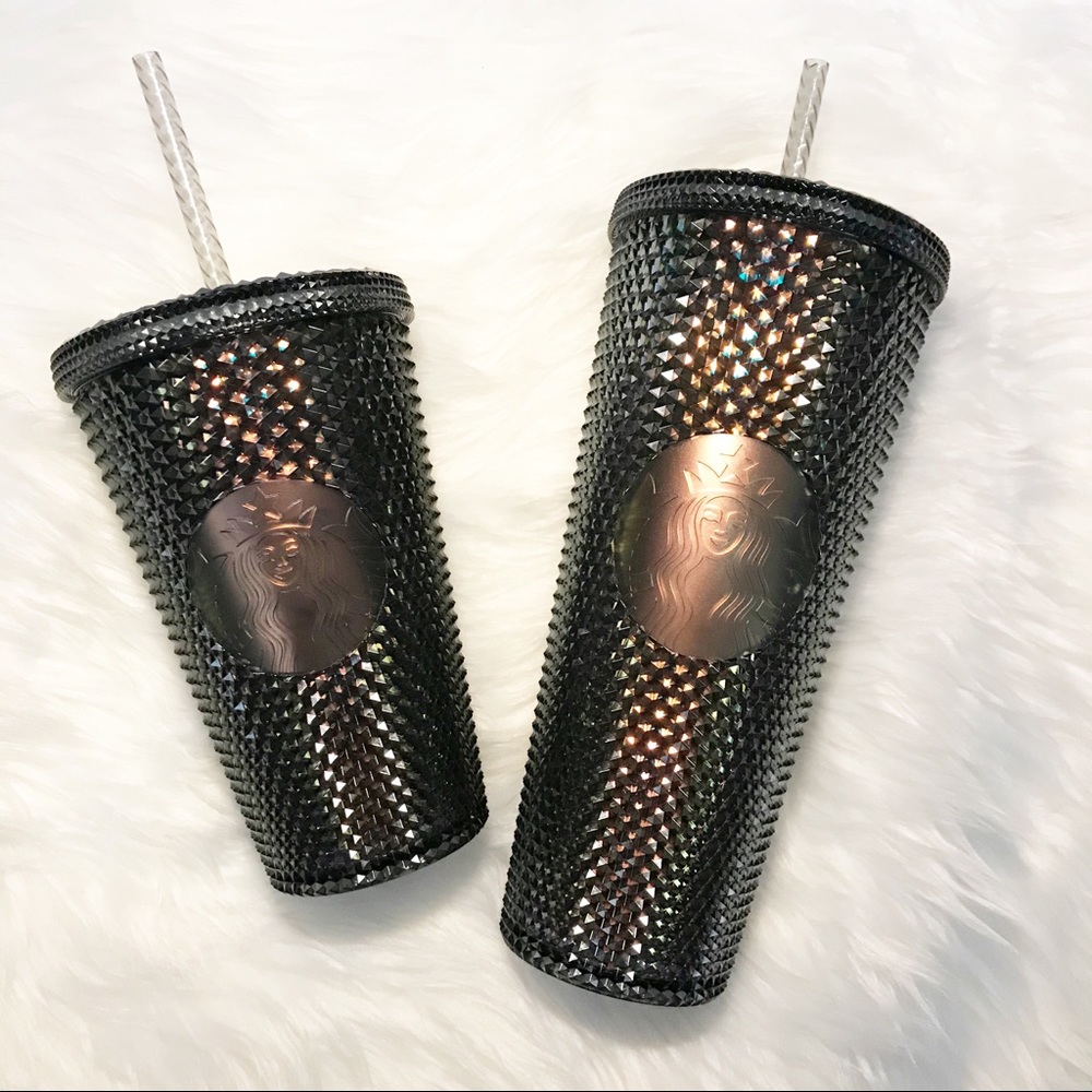 NWT Starbucks Dark Unicorn Studded Venti and Grande Set